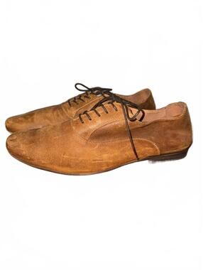 Men's ALDO Brown Leather Oxford Dress Shoes Size 10.5